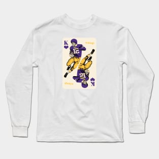 Minnesota Vikings King of Hearts Long Sleeve T-Shirt
